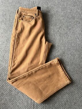 Cat Caterpillar Men's Fleece Canvas Pants